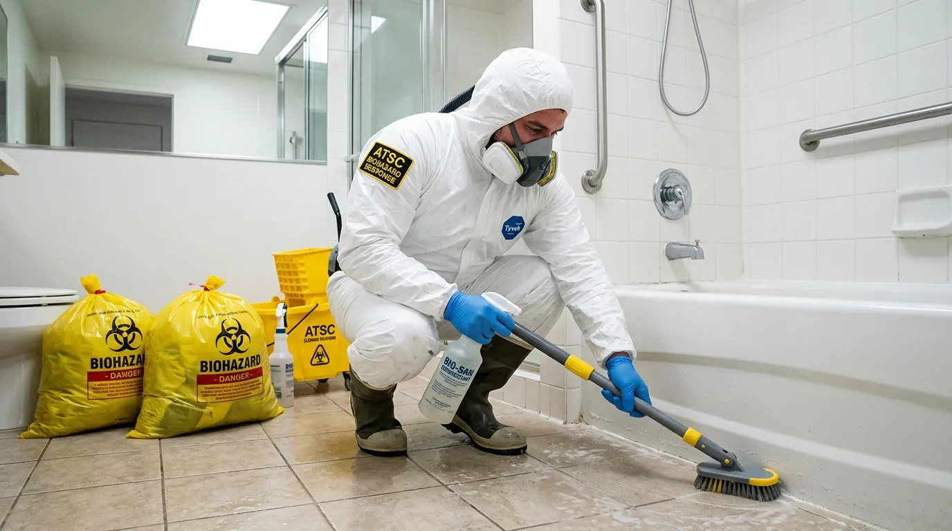 Decontamination equipment deployed for Blood Cleanup in Sewell